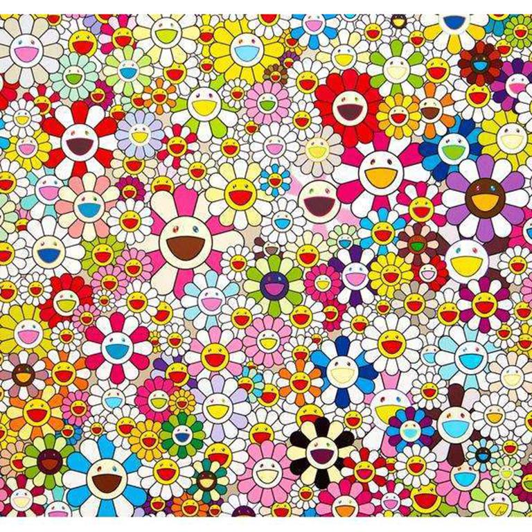 Takashi Murakami Print - Flowers Blooming in this World and the Land of Nirvana (4)