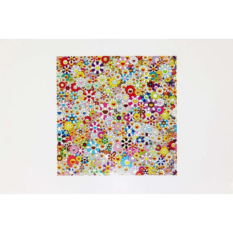 Flowers Blooming in this World and the Land of Nirvana (5) - Print by Takashi Murakami