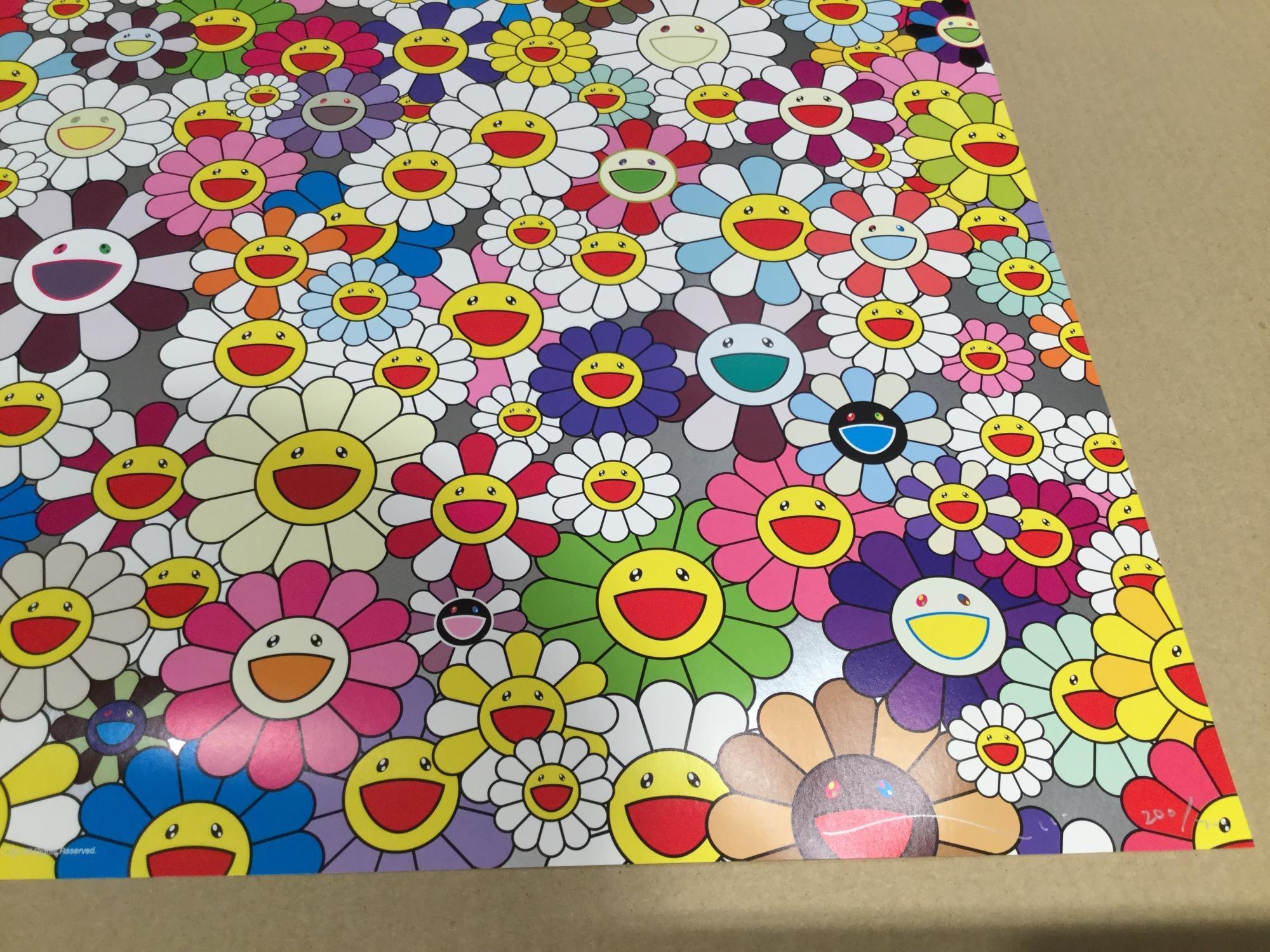 takashi murakami flower wallpaper