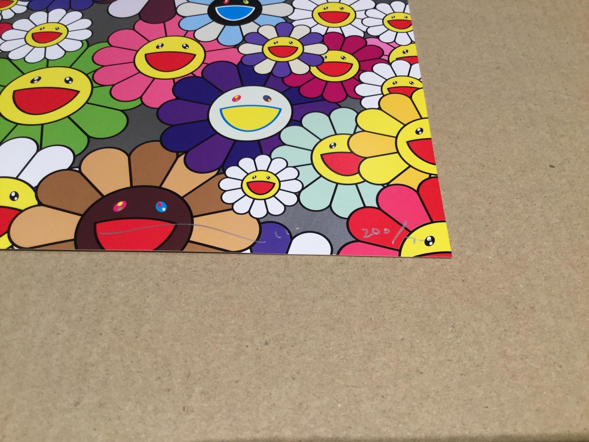 Flowers, Flowers, Flowers. Limited Edition signed and numbered by Murakami 1