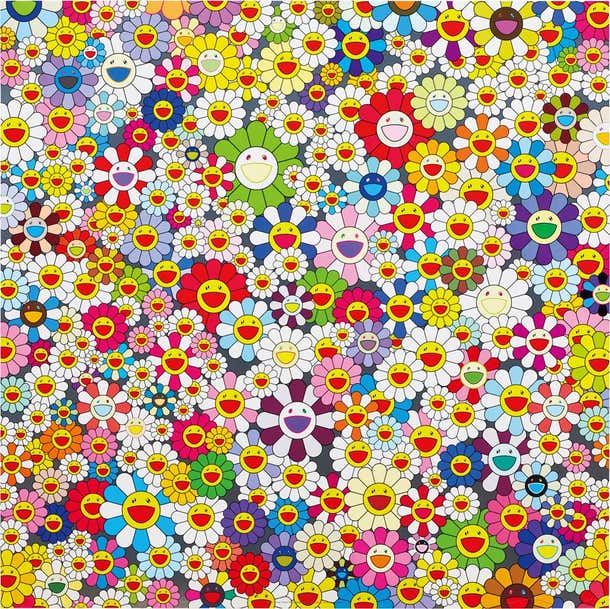 Takashi Murakami - Flowers, Flowers, Flowers. Limited Edition signed ...