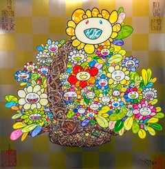 Flowers in a Basket, 2023 Limited Edition by Takashi Murakami, signed