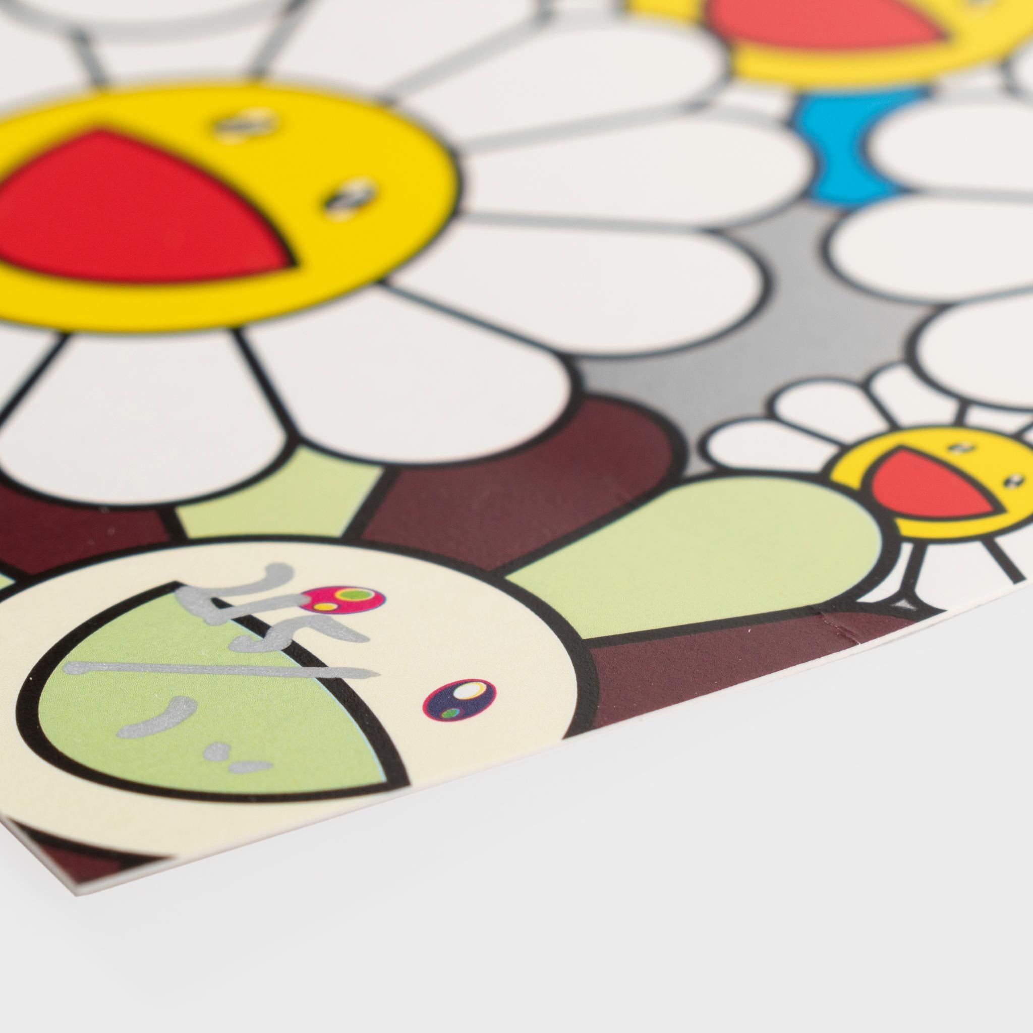 Blumen im Himmel (Zeitgenössisch), Print, von Takashi Murakami