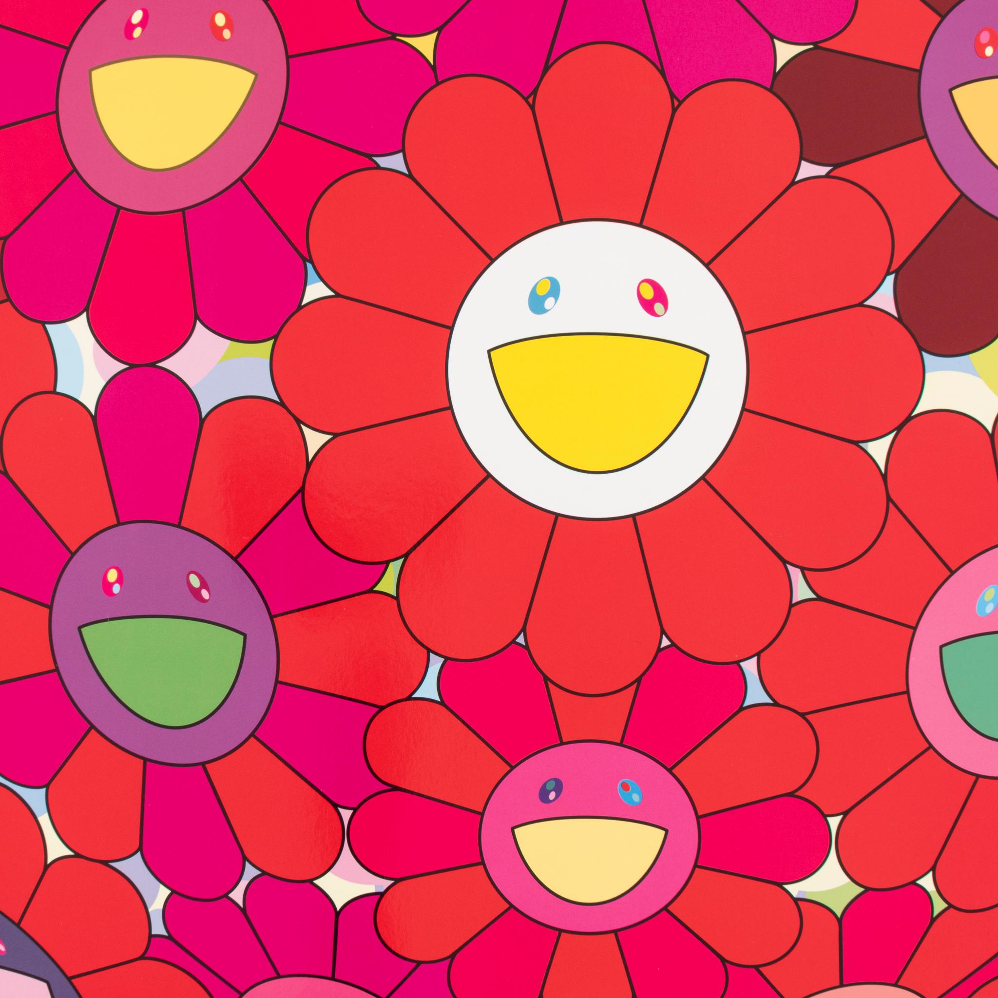 Flores de Gratitud - Print de Takashi Murakami