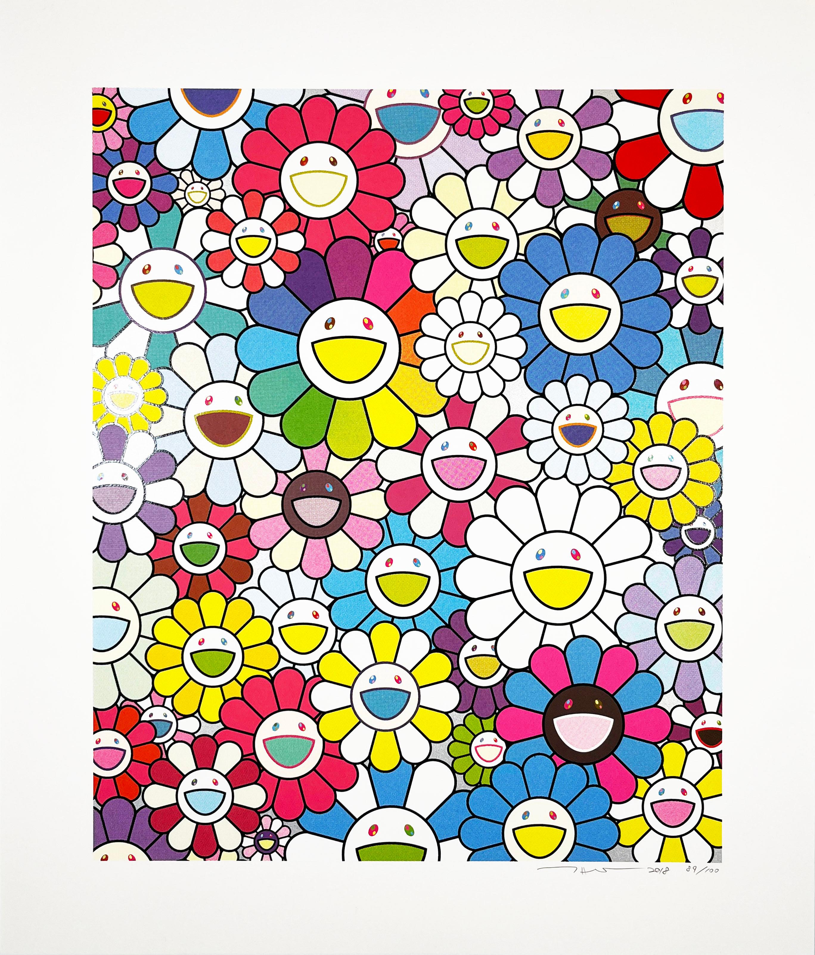 Flowers on the Island Closest to Heaven - Print by Takashi Murakami