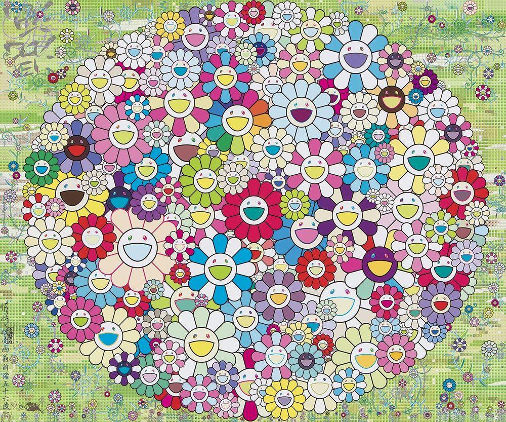 takashi murakami signed print