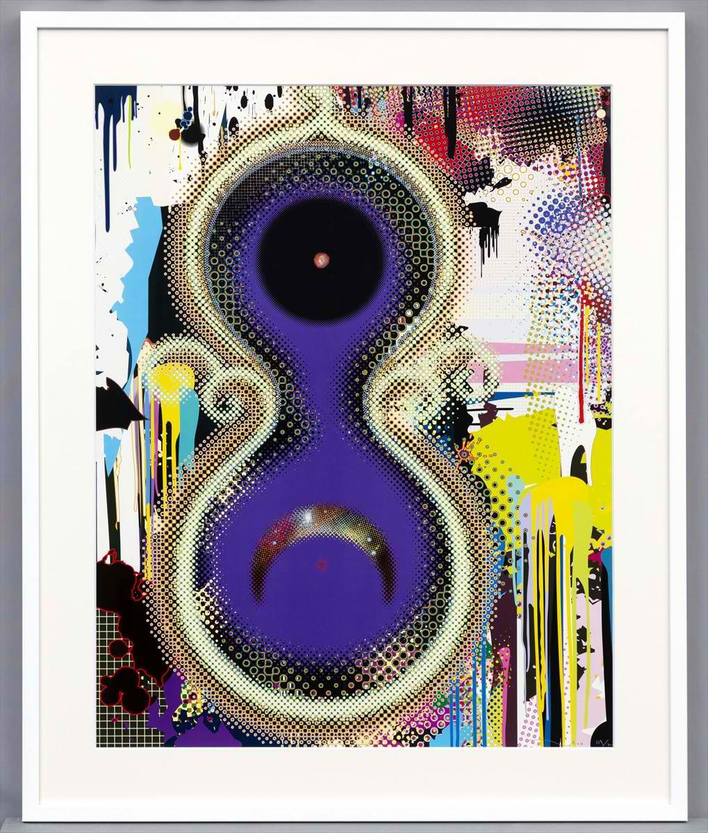 Genom Nr. 10⁷ × 2¹²² Limitierte Auflage (Druck) von Murakami signiert, nummeriert – Print von Takashi Murakami