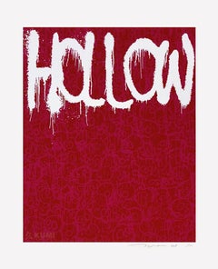 Hollow: Pink Silkscreen (Edition: 100) by Takashi Murakami