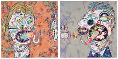 Homage to Francis Bacon. Limited Edition (2 prints) by Takashi Murakami, signed