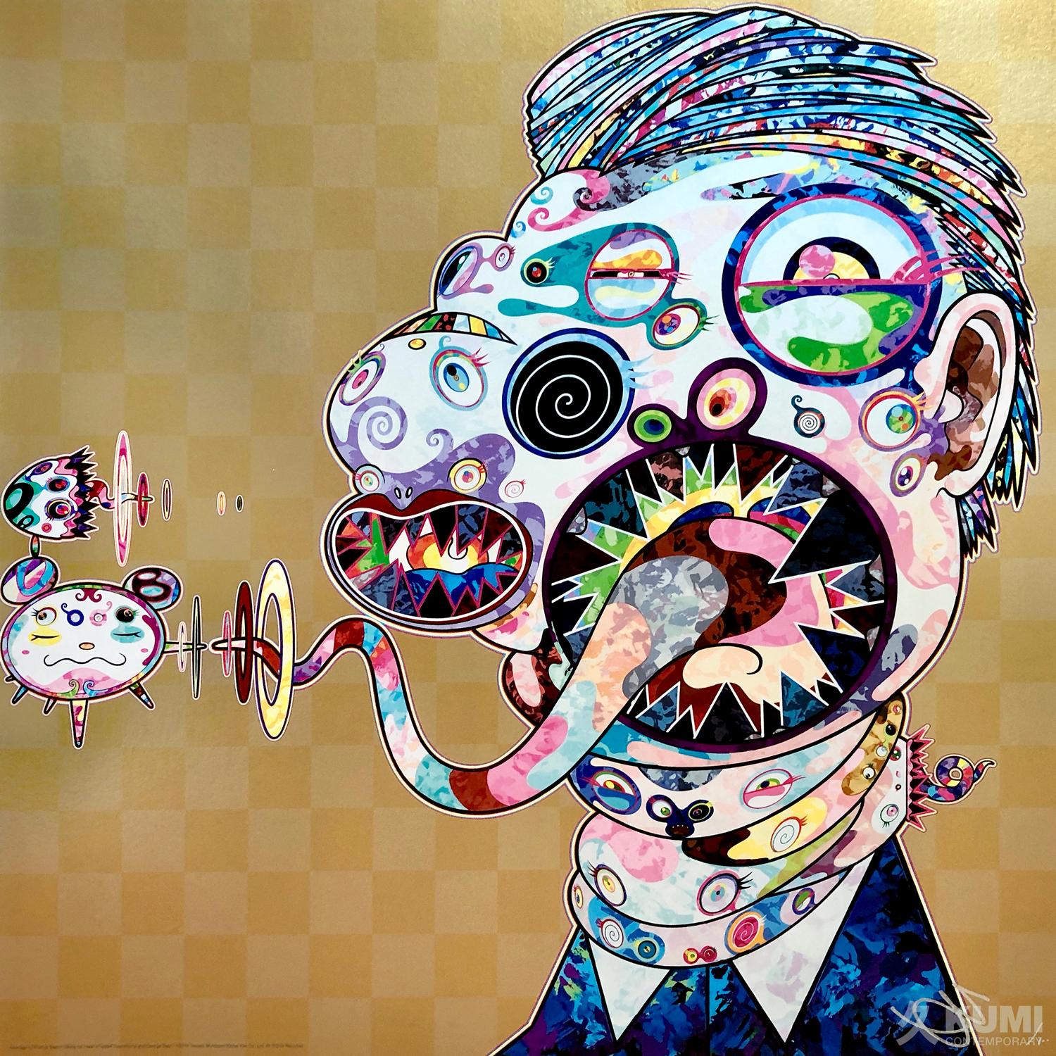 Homage to Francis Bacon, Study for Head of Isabel Rawsthorne and George Dyer  - Print by Takashi Murakami