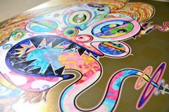 HOMAGE TO FRANCIS BACON: STUDY FOR HEAD OF ISABEL RAWSTHORNE Gold Superflat Pop