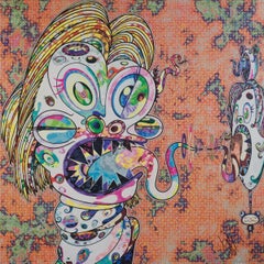 Homage to Francis Bacon (Study for Head of Isabel Rawsthorne, moiré)