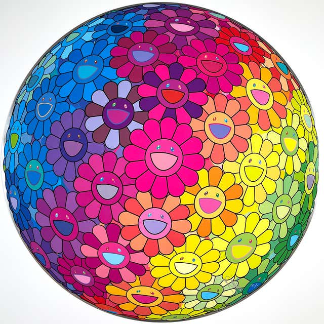 Murakami Ripple Color Takashi Murakami Rainbow - 6 For Sale on 1stDibs