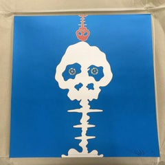 Introduced in 2001 "Time Bokan Blue" Limited Edition (print) by Murakami signed
