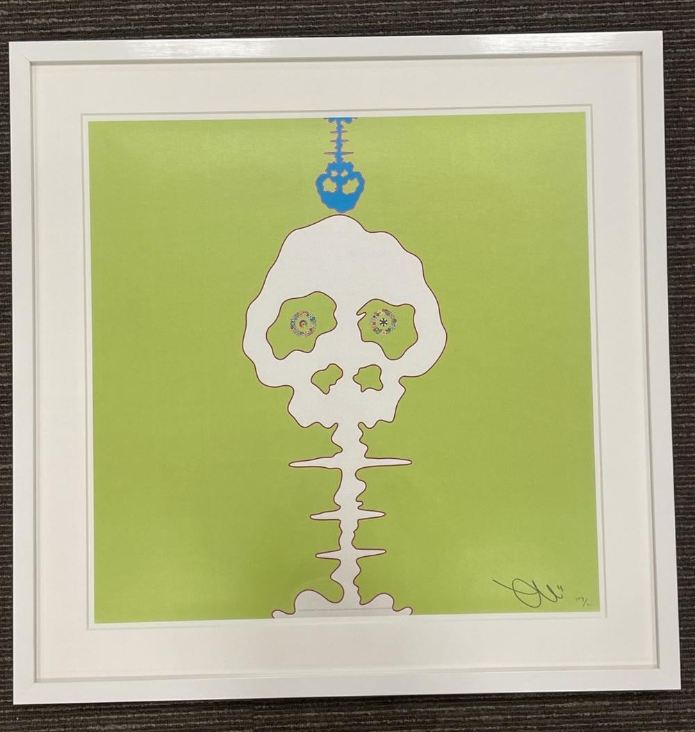Introduced in 2006 Time Bokan Green. Limited Edition (print) by Murakami signed - Print by Takashi Murakami