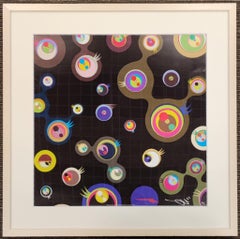 Jellyfish Eyes - Black 3. Limitierte Auflage (Druck) von Takashi Murakami, signiert