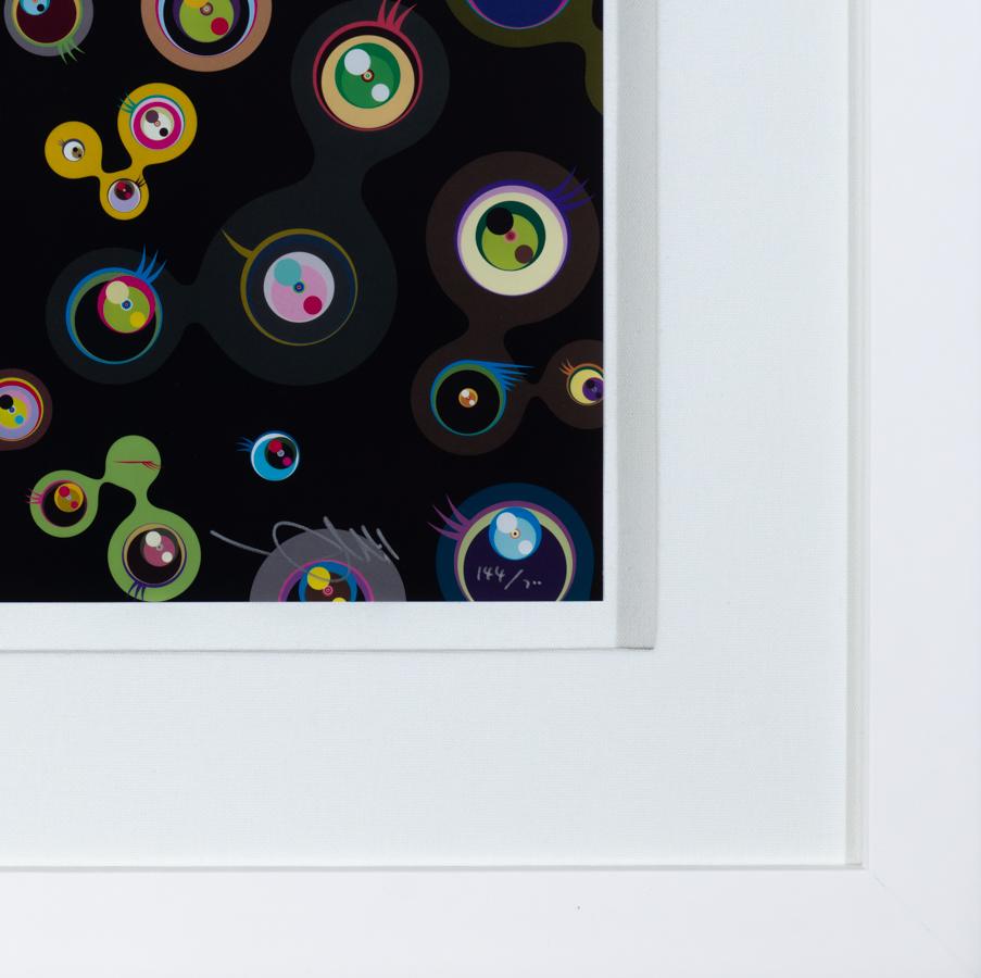 Jellyfish Eyes - Black 5 - Pop Art Print by Takashi Murakami