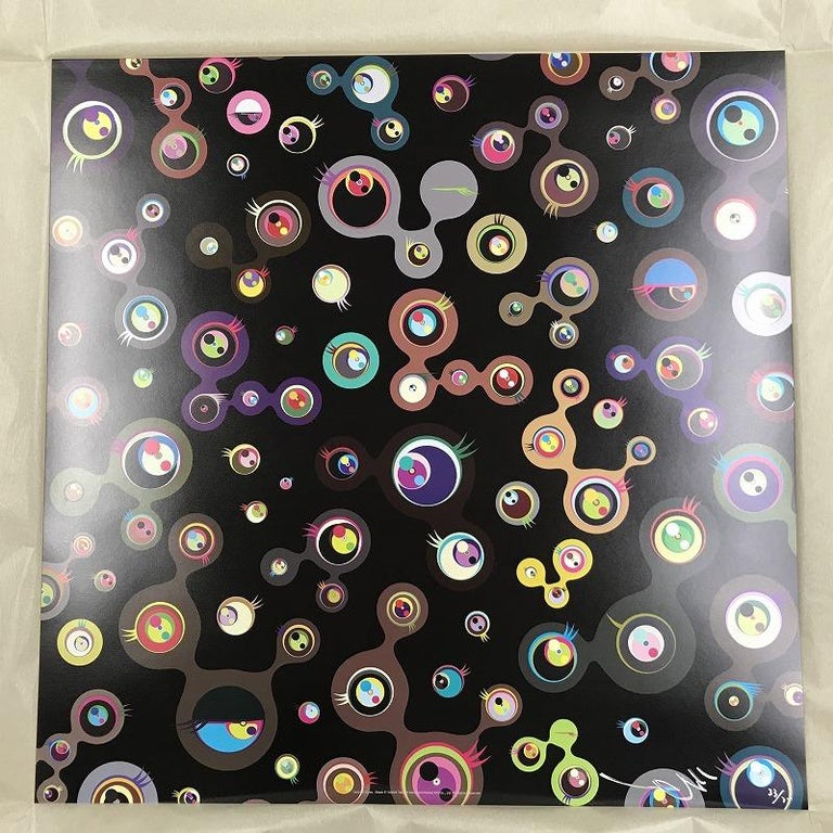 Takashi Murakami - Jellyfish Eyes - Black 3. Limited Edition (print) by  Takashi Murakami signed For Sale at 1stDibs