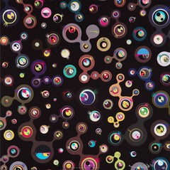 Jellyfish Eyes - Black 5. Limited Edition (print) by Takashi Murakami signed
