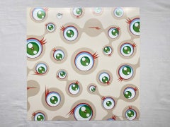 Jellyfish Eyes Cream, 2001 Limited Edition by Takashi Murakami, signed