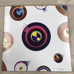Occhi di medusa - Bianco 1. Edizione limitata (stampa) firmata da Takashi Murakami