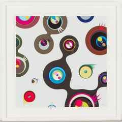 Jellyfish Eyes - White 2. Limited Edition (print) by Takashi Murakami signed