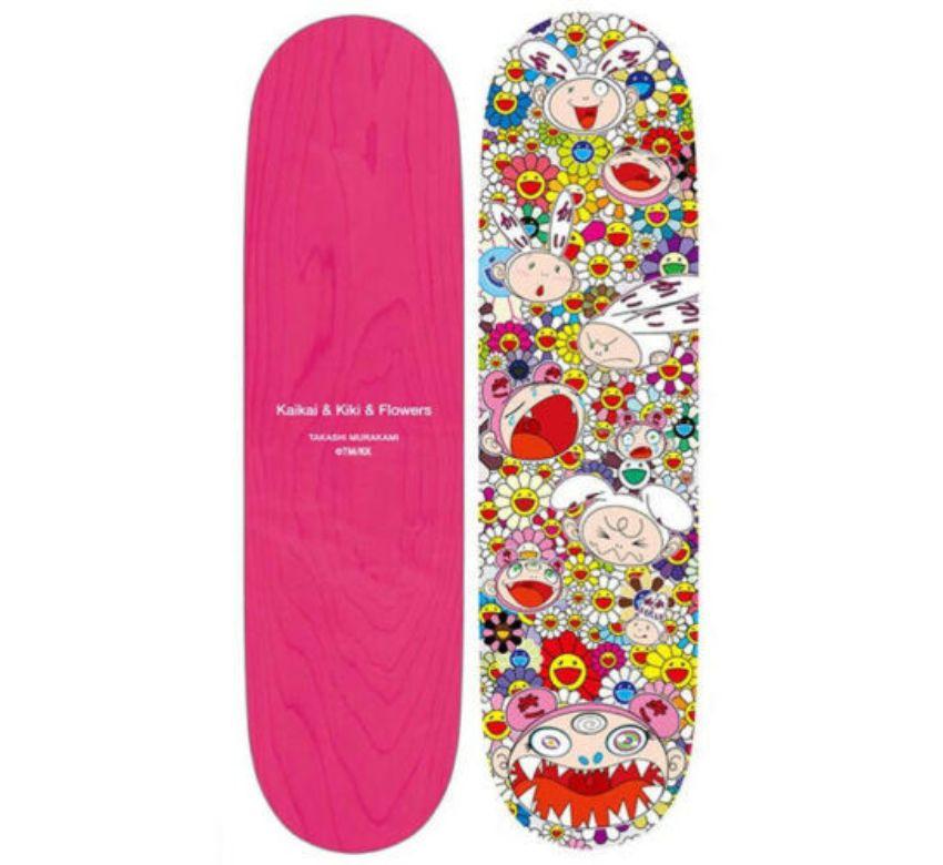 Kaikai und Kiki Skateboard – Print von Takashi Murakami