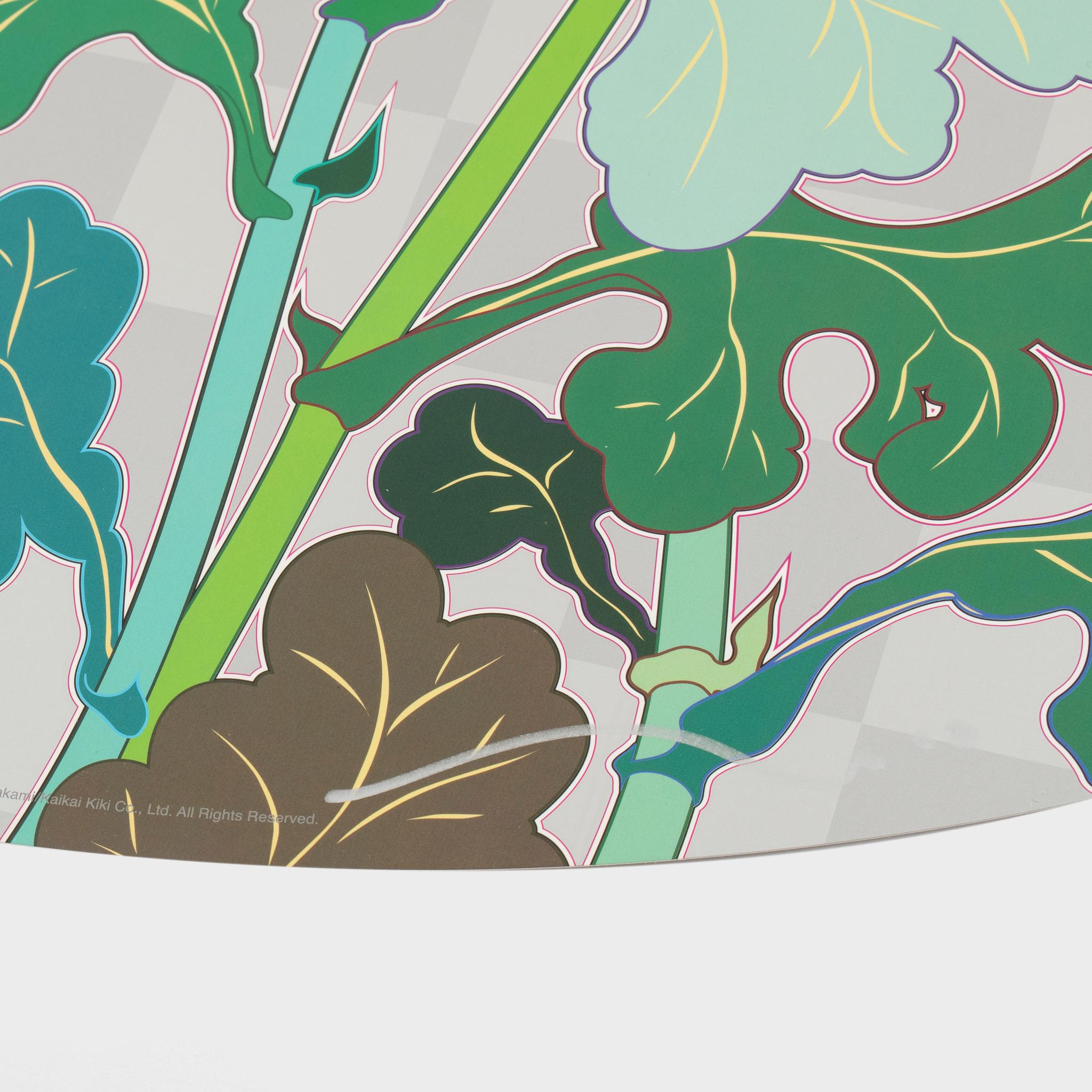 Kansei (La Voz del Arroyo de la Montaña) - Landscape Print Gris de Takashi Murakami