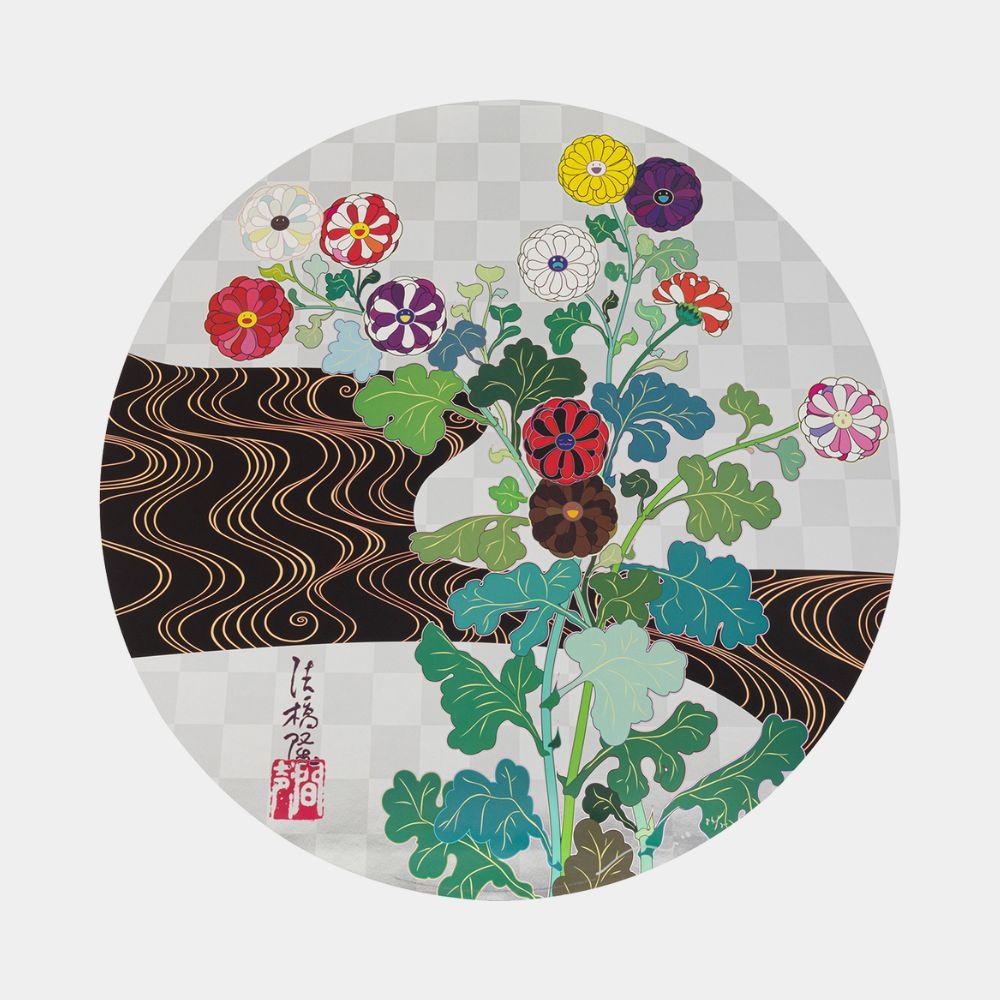 Landscape Print de Takashi Murakami - Kansei (La Voz del Arroyo de la Montaña)