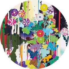 Kōrin - Chrysanthemum. Limited Edition (print) by Murakami signed and numbered