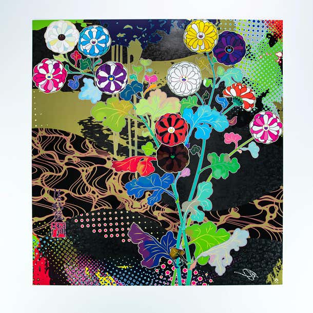 Murakami Korin X Warhol ED300 – Flower Paisley ED100 Print Set – Kaikai Kiki Japan