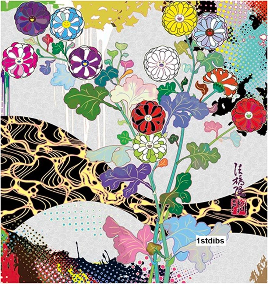 Takashi Murakami Abstract Print - Korin, Pure White 2015 - Last one