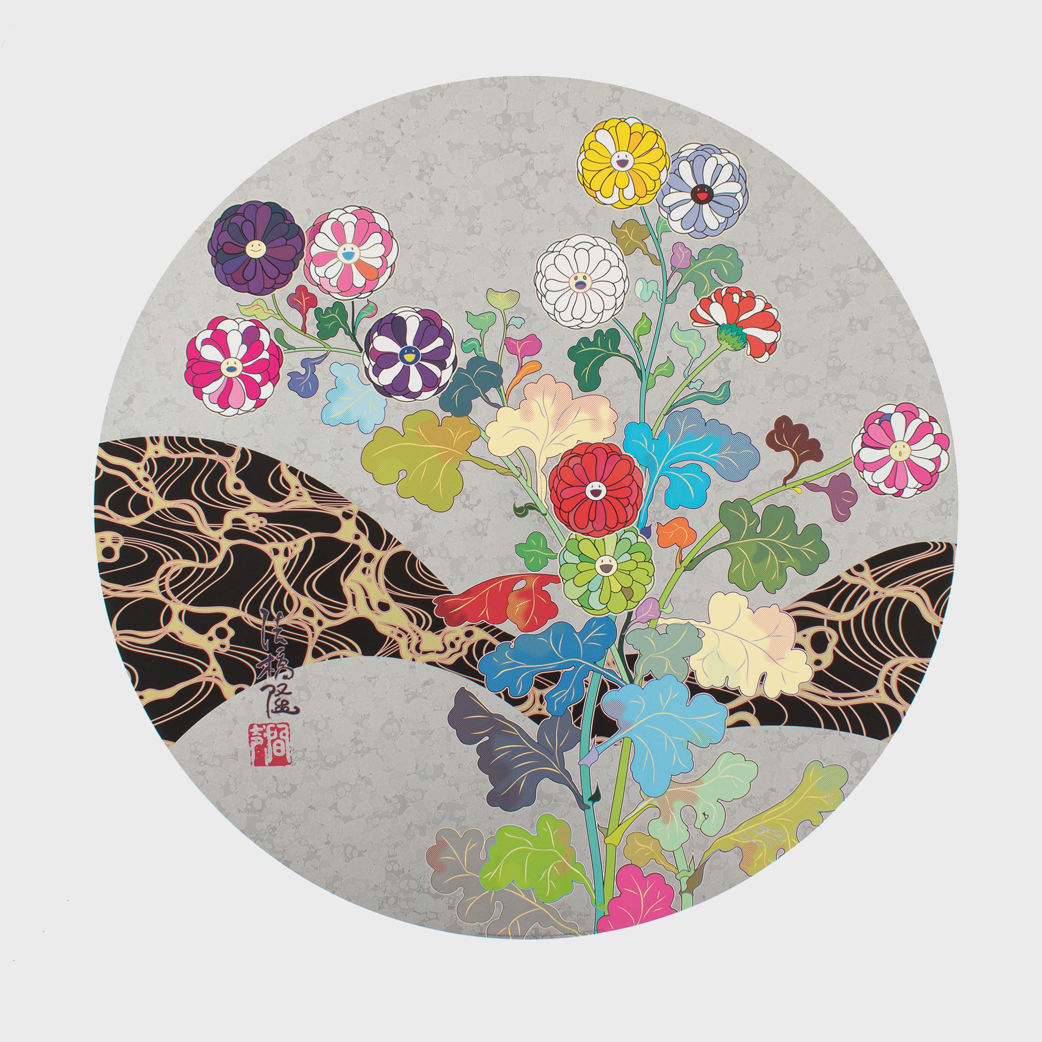 Takashi Murakami Abstract Print - Kōrin: The Land Beyond Death, Bathed in Light