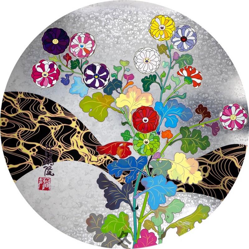 Korin : La terre au-delà de la mort, bainée à la lumière - Print de Takashi Murakami