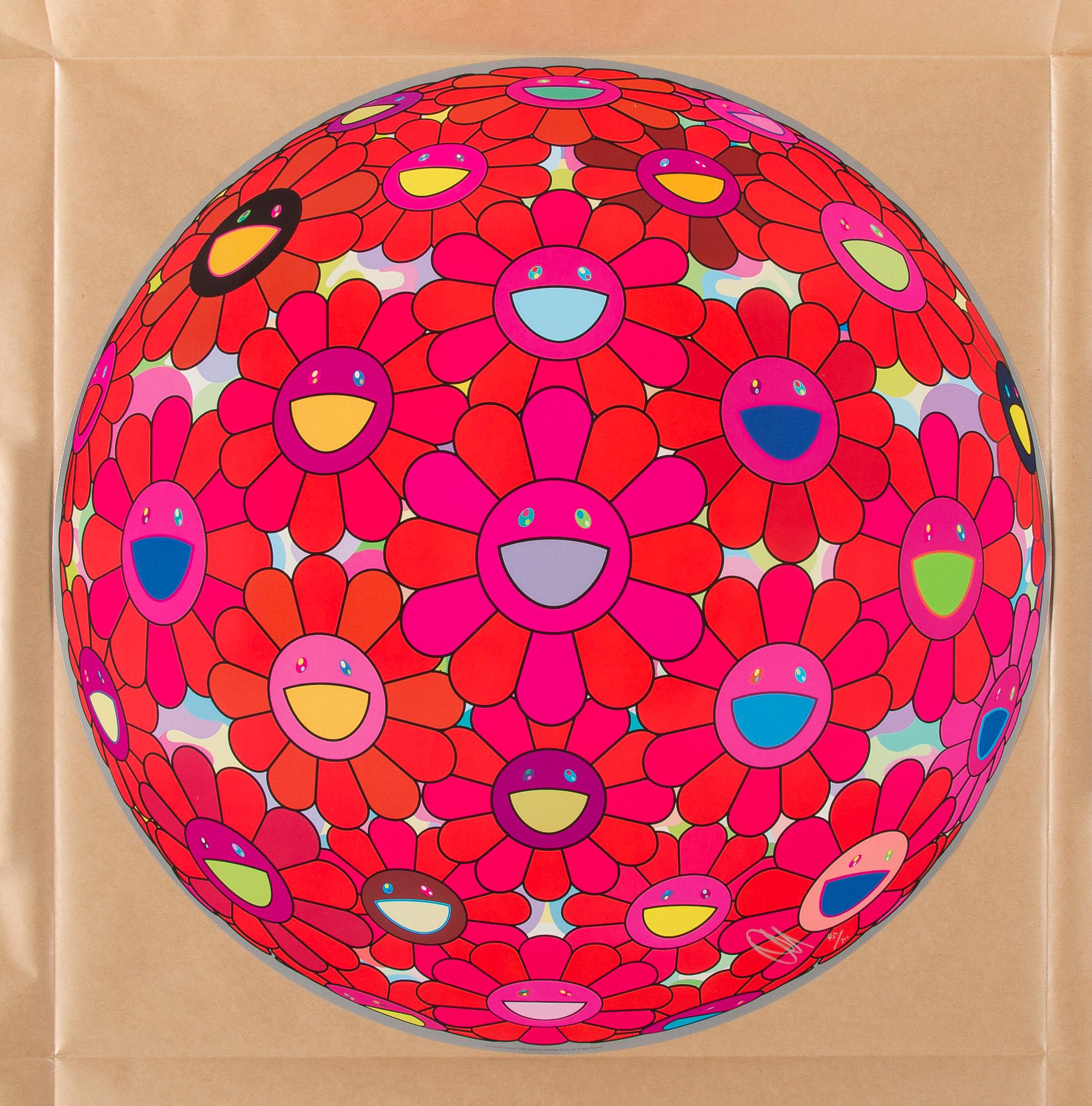  Let us Devote Our Hearts Limited Edition (print) by Murakami hand signed  - Print by Takashi Murakami