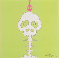 Vintage Lime Green - Time (Time Bokan) 2011 Limited Edition (print) by Murakami signed 