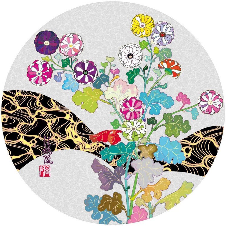 Takashi Murakami - Limited edition Murakami print - Korin: Flowers, Print For Sale at 1stdibs