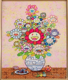 "Nostalgia per il dipinto floreale di Zao Wou-Ki", 2023, edizione limitata di Murakami