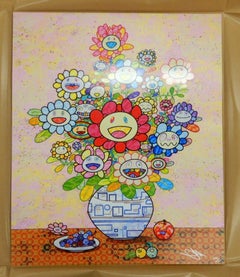 Longing for Zao Wou-Ki's Flower Painting Limited edition by Takashi Murakami