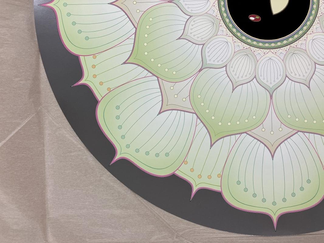 Flor de loto blanca (2010). Edición limitada (impresión) de Murakami firmada y numerada - Print de Takashi Murakami