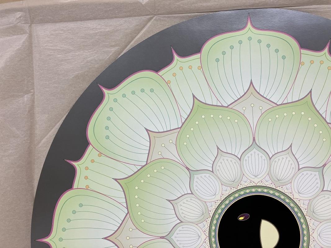 Flor de loto blanca (2010). Edición limitada (impresión) de Murakami firmada y numerada - Print Arte pop de Takashi Murakami
