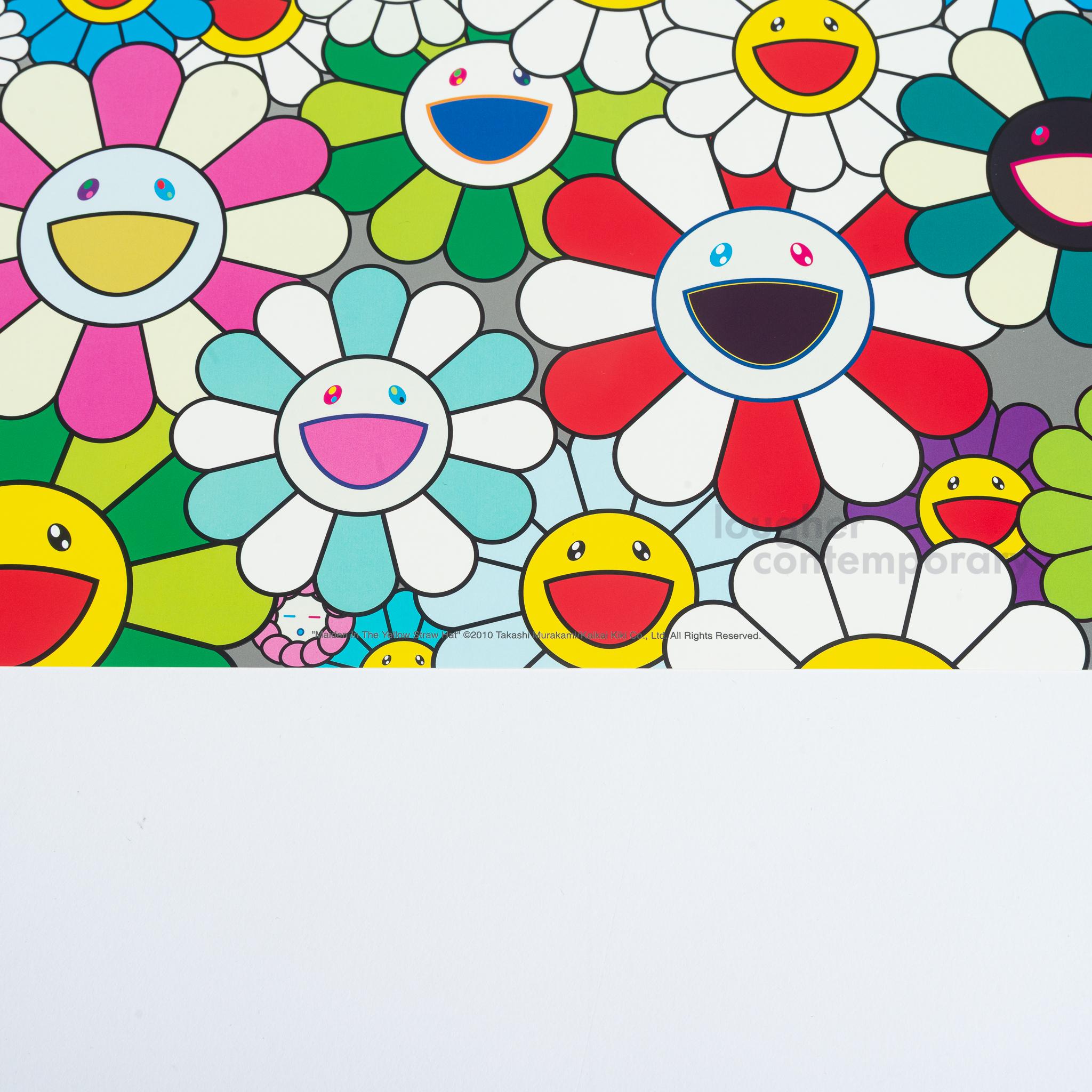 Jungfrau mit gelbem Strohhut (Zeitgenössisch), Print, von Takashi Murakami