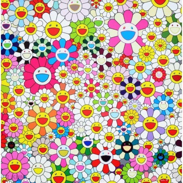 Print Takashi Murakami - Maiden in the Yellow Straw Hat (Jeune fille en paille)