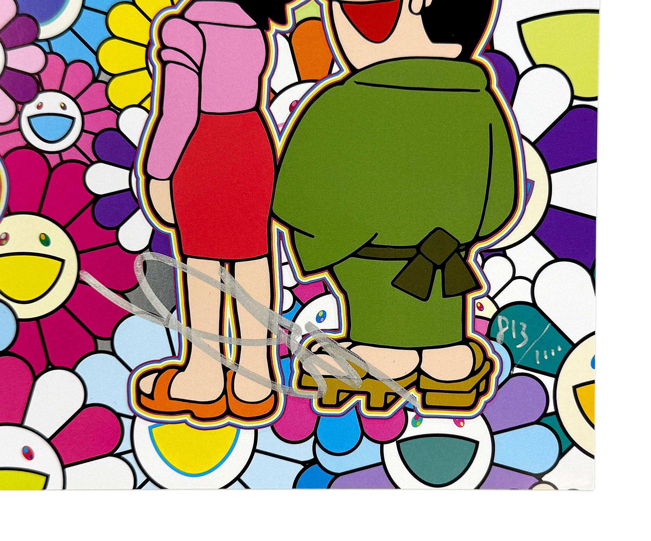 Many Things Await Beyond Anywhere Door (Dokodemo Door), hand signed lithograph - Print by Takashi Murakami