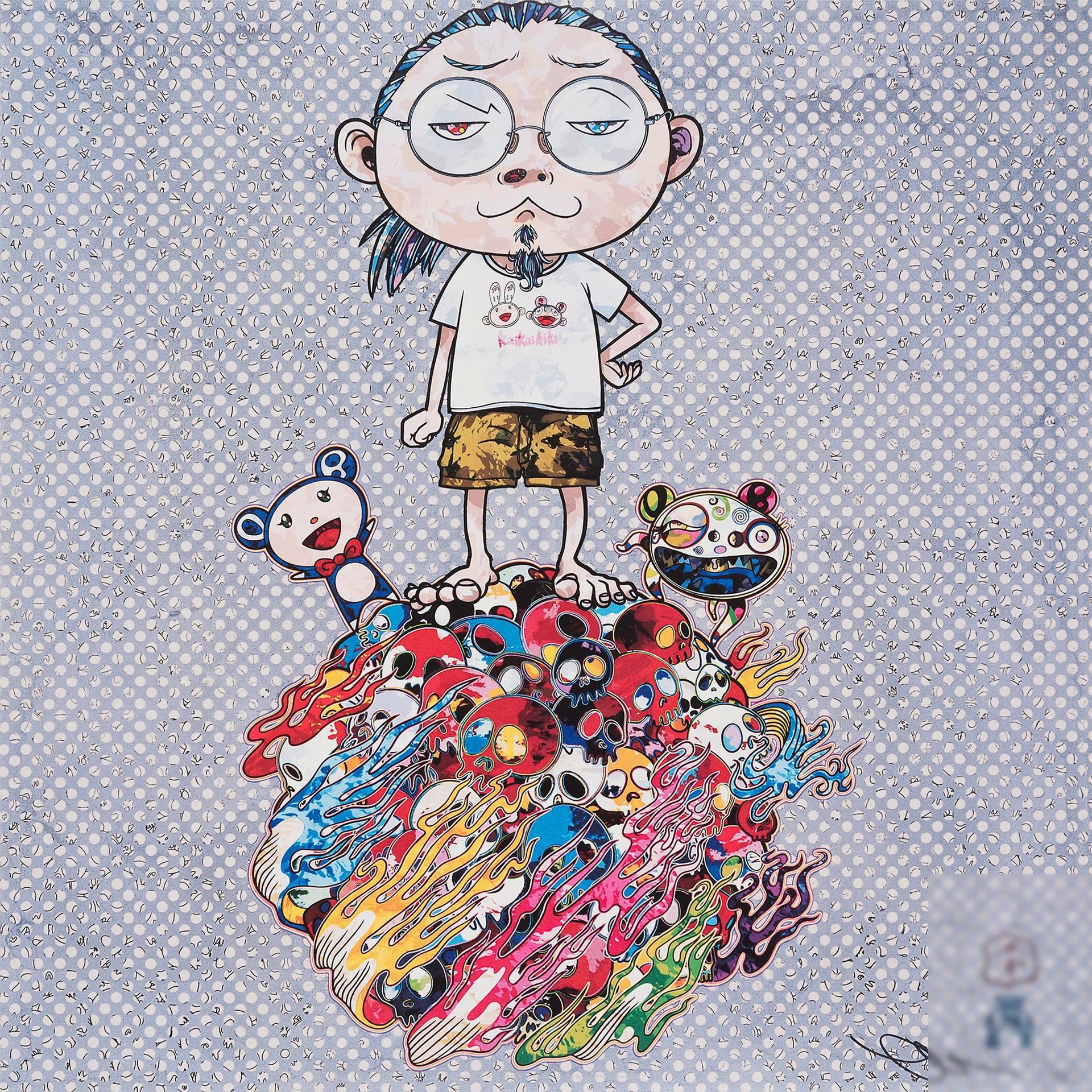 Ich und der Herr DOBs, 2013 Limitierte Auflage Druck von Takashi Murakami signiert