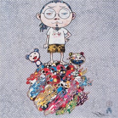 Ich und der Herr DOBs, 2013 Limitierte Auflage Druck von Takashi Murakami signiert