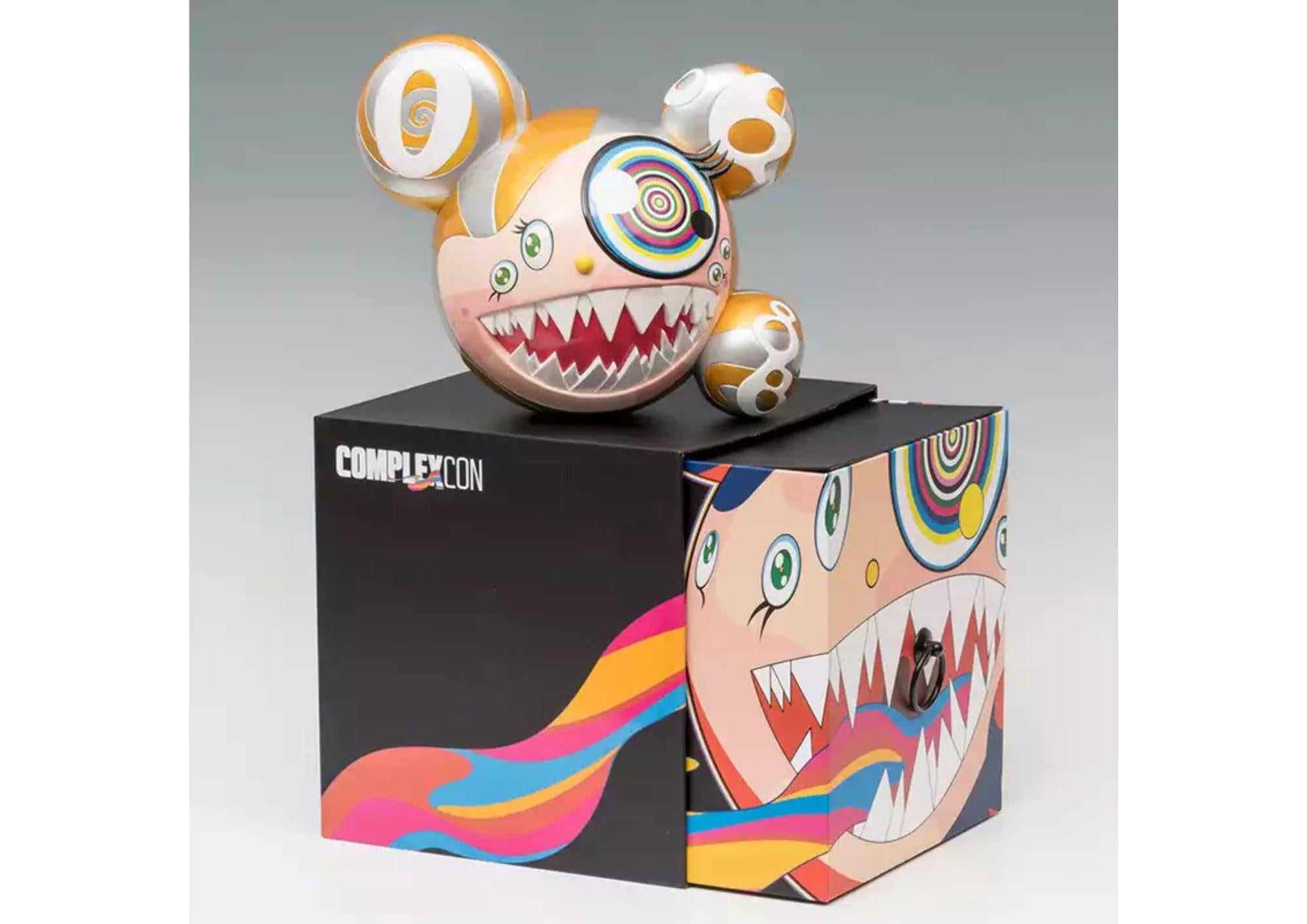 Figura di Mr.DOB di BAIT × SWITCH Collectibles Edizione Oro - Sculpture di Takashi Murakami