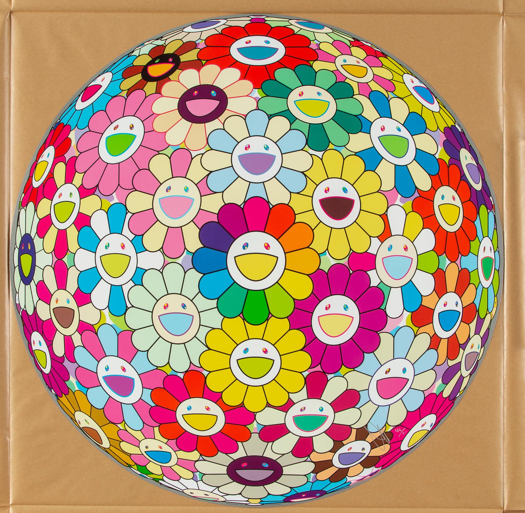 Multiverse, Flowers. Limited Edition (print) by Murakami signed and numbered. - Print by Takashi Murakami