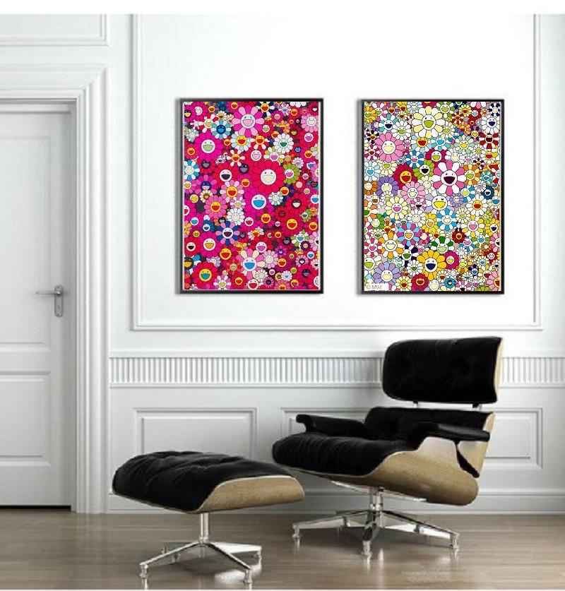 Murakami print  - An Homage to Yves Klein, Multicolor A 2012 - Print by Takashi Murakami