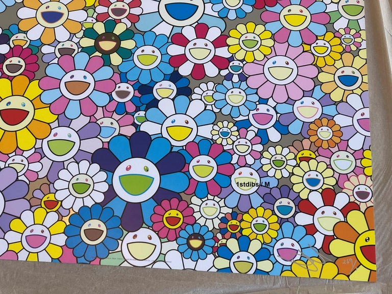 Takashi Murakami Murakami print Champagne Supernova Blue (2013) at